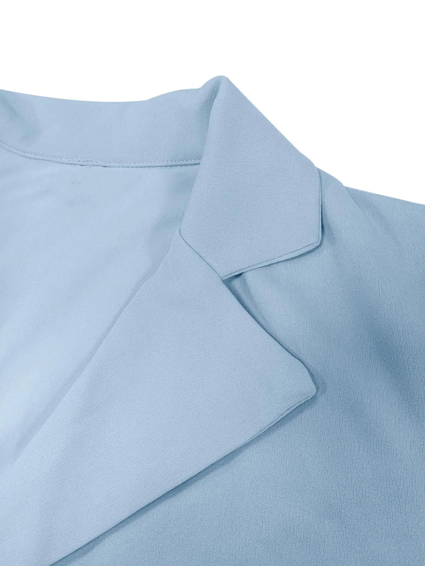 Casual slim-fit two-piece woven set — comfy for fall and winter daily wear.