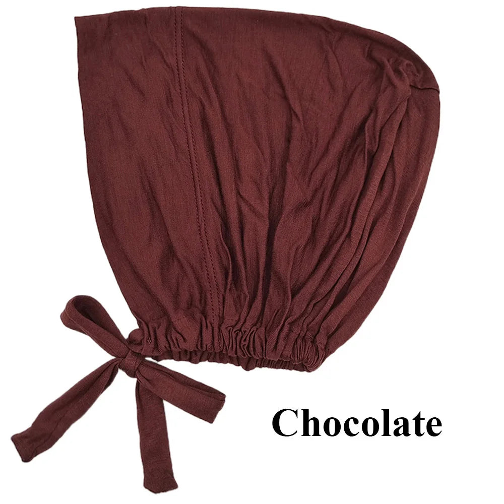Soft modal turban inner hijab cap — comfortable and easy to wear.