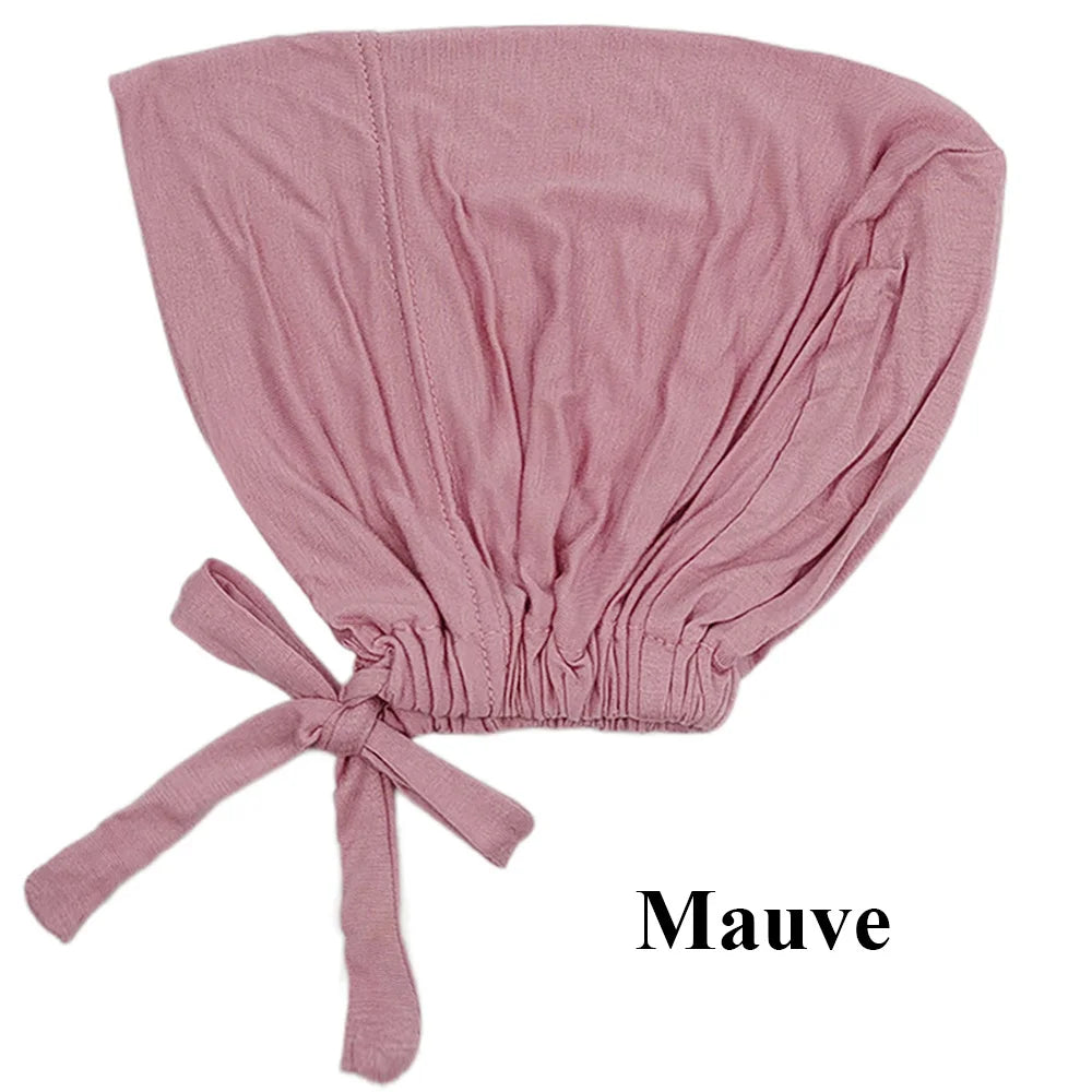 Soft modal turban inner hijab cap — comfortable and easy to wear.