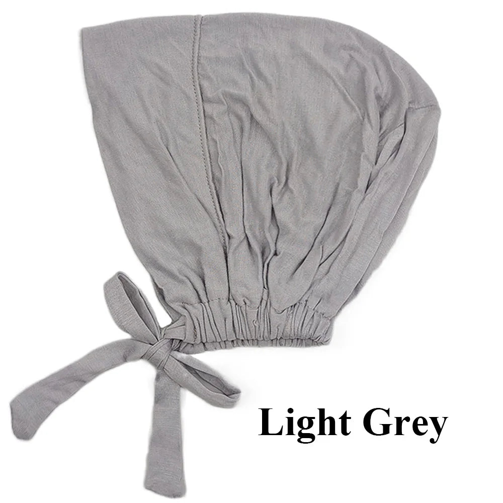 Soft modal turban inner hijab cap — comfortable and easy to wear.