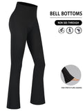 Elegant, super soft high-waist pants with a wide flare and flattering fit.