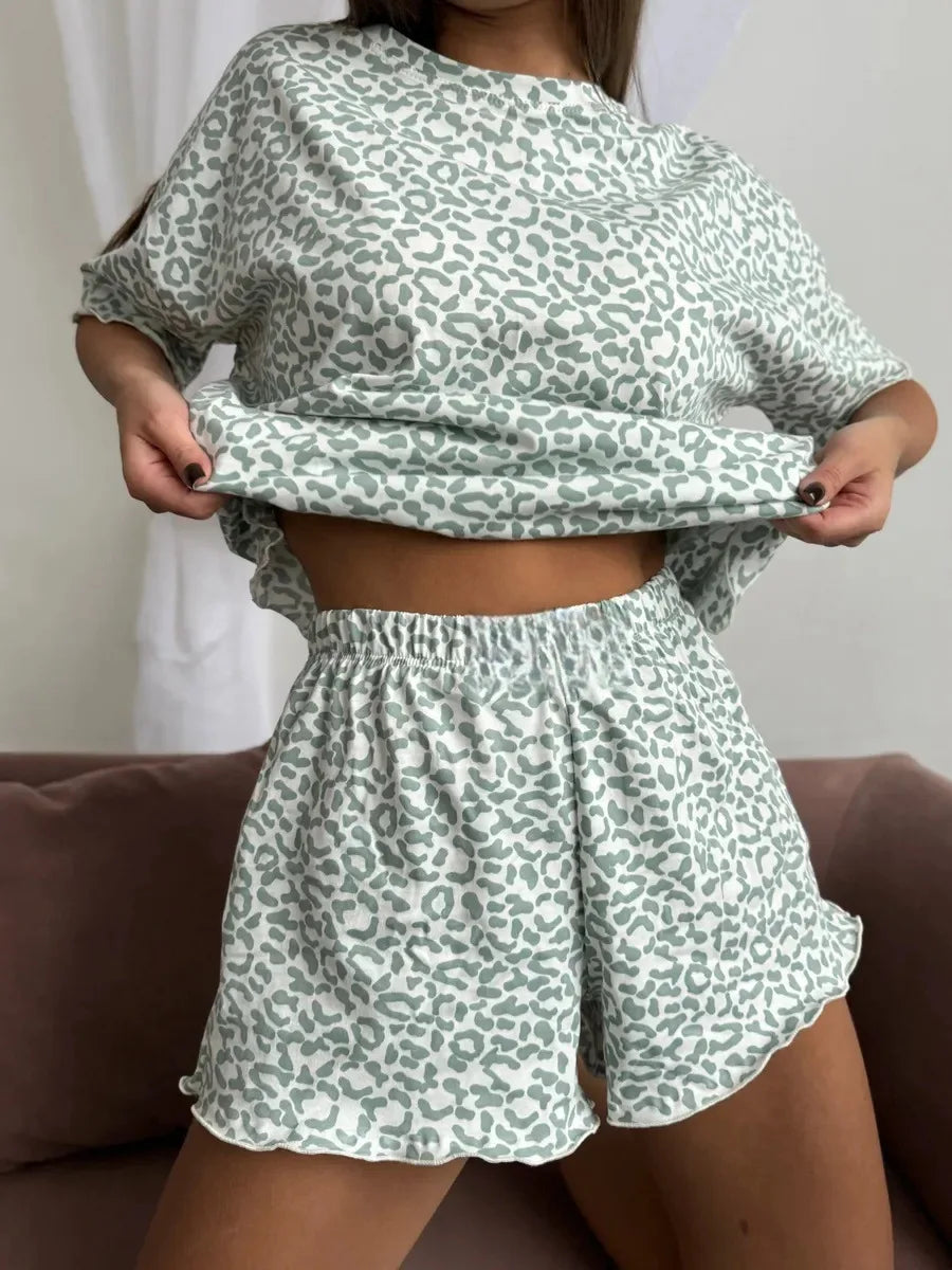 stylish two-piece pajama set