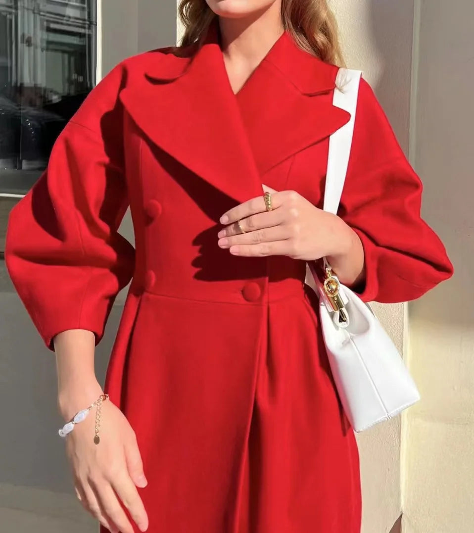 ELEGANT LONG COAT AVAILABLE IN MULTIPLE COLORS