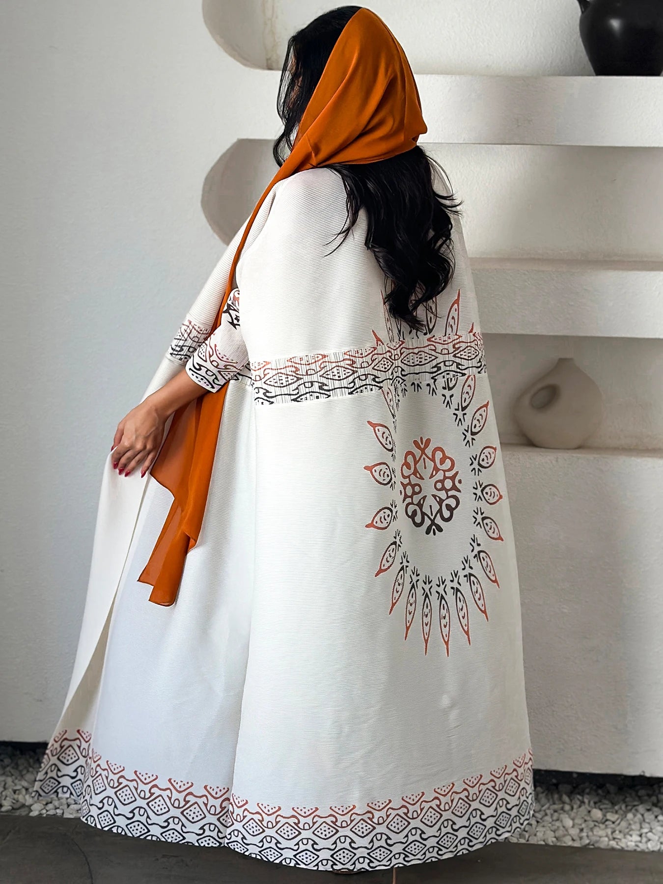 Luxury Pleated Eid Abaya for Women – Dubai Style with Belt