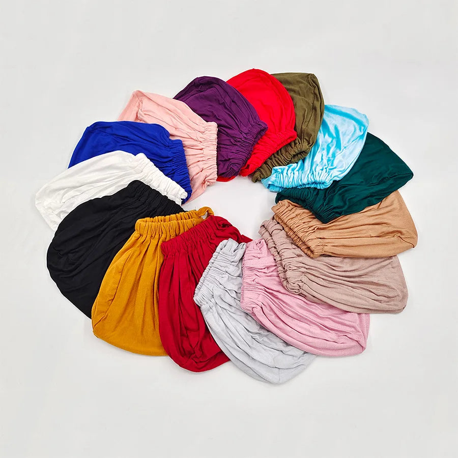 Soft modal turban inner hijab cap — comfortable and easy to wear.