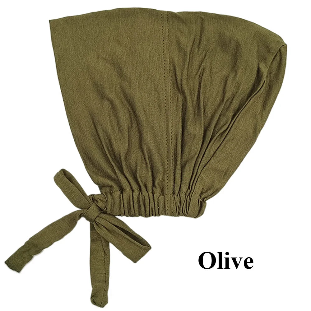 Soft modal turban inner hijab cap — comfortable and easy to wear.