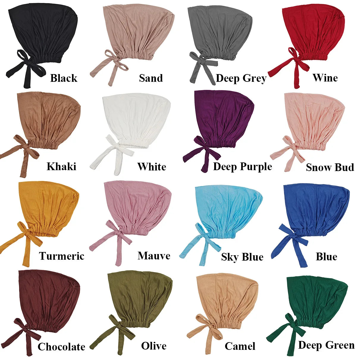 Soft modal turban inner hijab cap — comfortable and easy to wear.