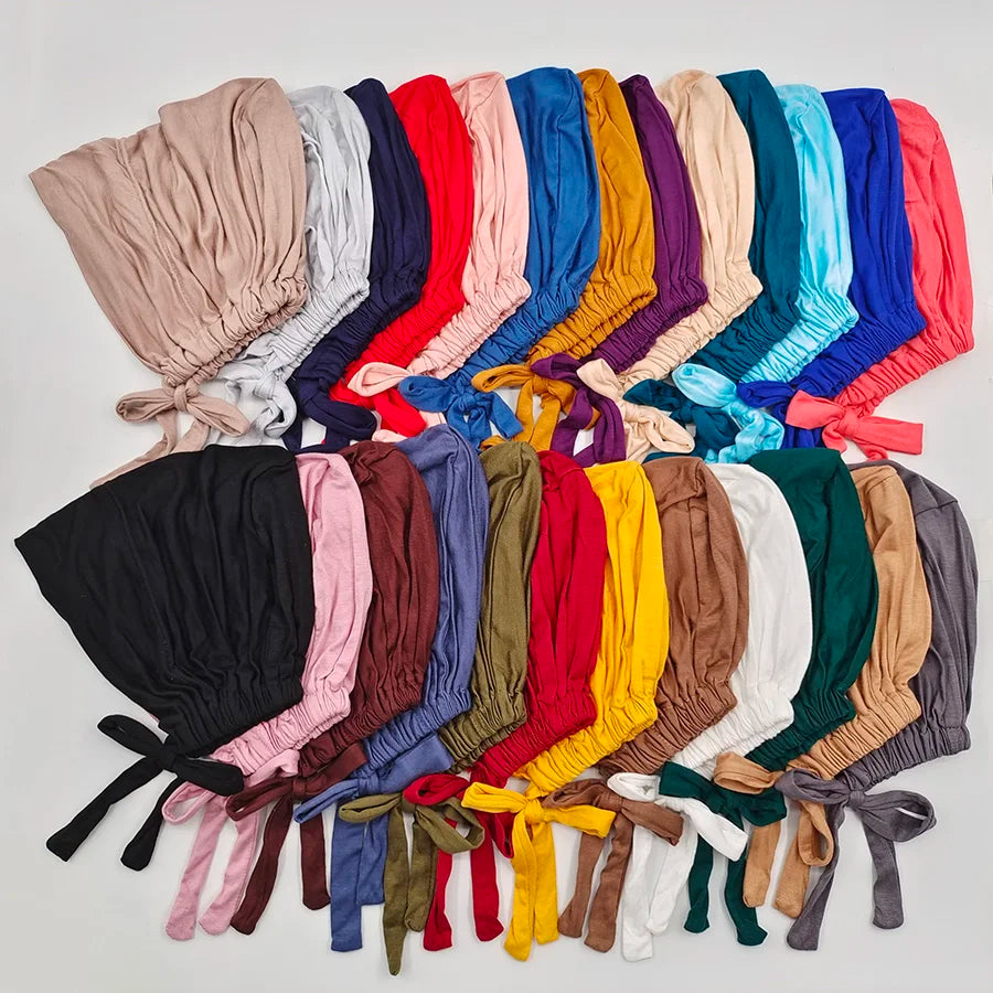 Soft modal turban inner hijab cap — comfortable and easy to wear.