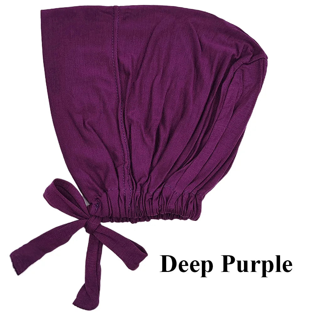 Soft modal turban inner hijab cap — comfortable and easy to wear.