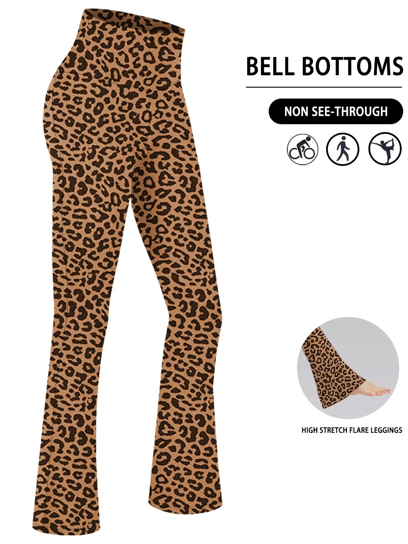 Elegant, super soft high-waist pants with a wide flare and flattering fit.